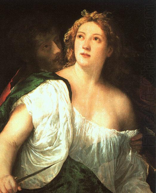 Suicide of Lucretia,  Titian
